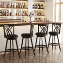 Counter Height Bar Stools Set of 4 with Swivel Seat