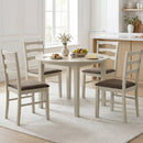 Upholstered Dining Chairs Set of 4 with Wood Frame