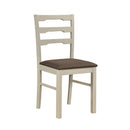 Upholstered Dining Chairs Set of 4 with Wood Frame