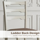 Upholstered Dining Chairs Set of 4 with Wood Frame