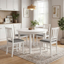 Upholstered Dining Chairs Set of 4 with Wood Frames