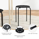 Set of 6 Portable Plastic Stack Stools