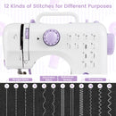 Sewing Machine for Beginners Mini Sewing Machine with 12 Built-in Stitches