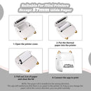 Mini Portable Printer Thermal Paper HD 57*25mm Universal Self-adhesive Roll Paper Label Sticker For Phone Printing Picture Photo