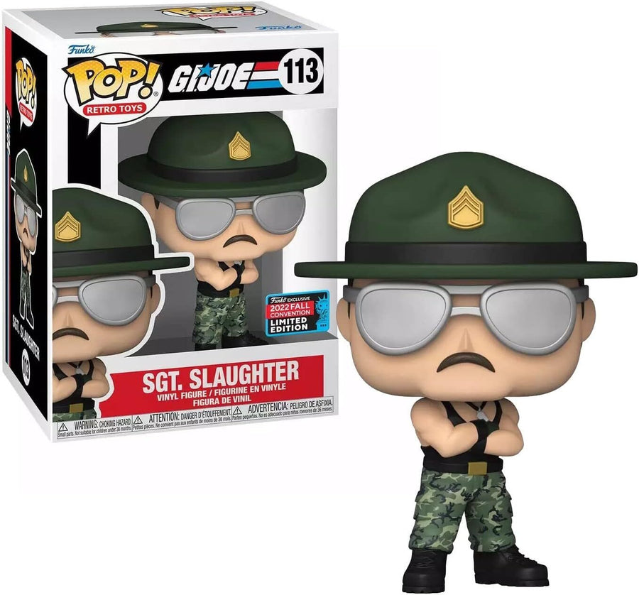 Funko POP! Retro Toys: G.I. Joe SGT. Slaughter Vinyl Figure 2022 Fall Convention Exclusive