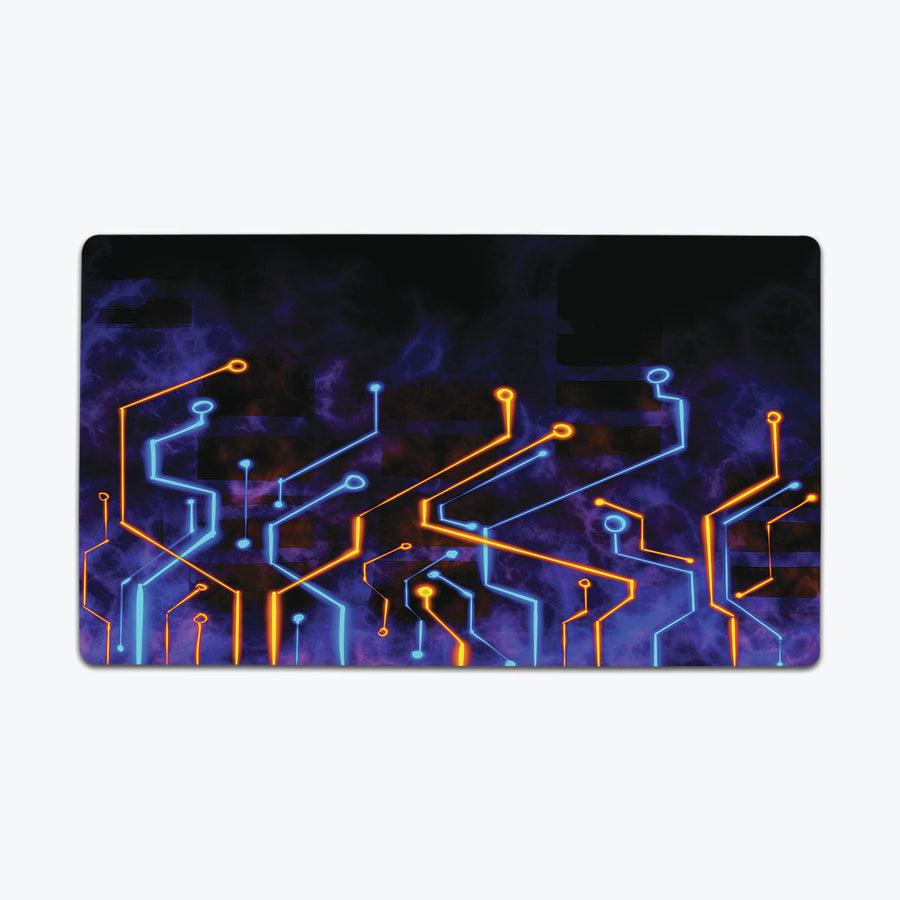 Neon Circuits Playmat