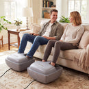 Shiatsu Foot Massager with 3-Level Deep Kneading and Air Compression
