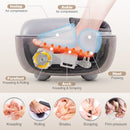 Shiatsu Foot Massager with 3-Level Deep Kneading and Air Compression