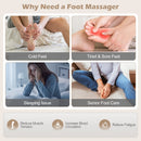 Shiatsu Foot Massager with 3-Level Deep Kneading and Air Compression