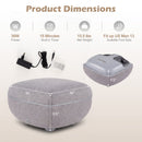 Shiatsu Foot Massager with 3-Level Deep Kneading and Air Compression