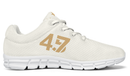 White & Gold MAGA Sneaker