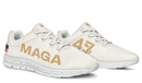 White & Gold MAGA Sneaker