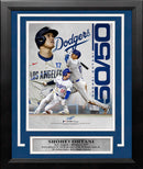 Shohei Ohtani 50-50 Season Record Los Angeles Dodgers 8" x 10" Framed Baseball Collage Photo
