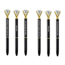 Shut Up And Kiss Me Black Gem Pen Set of 6 | Giftable Quote Pens