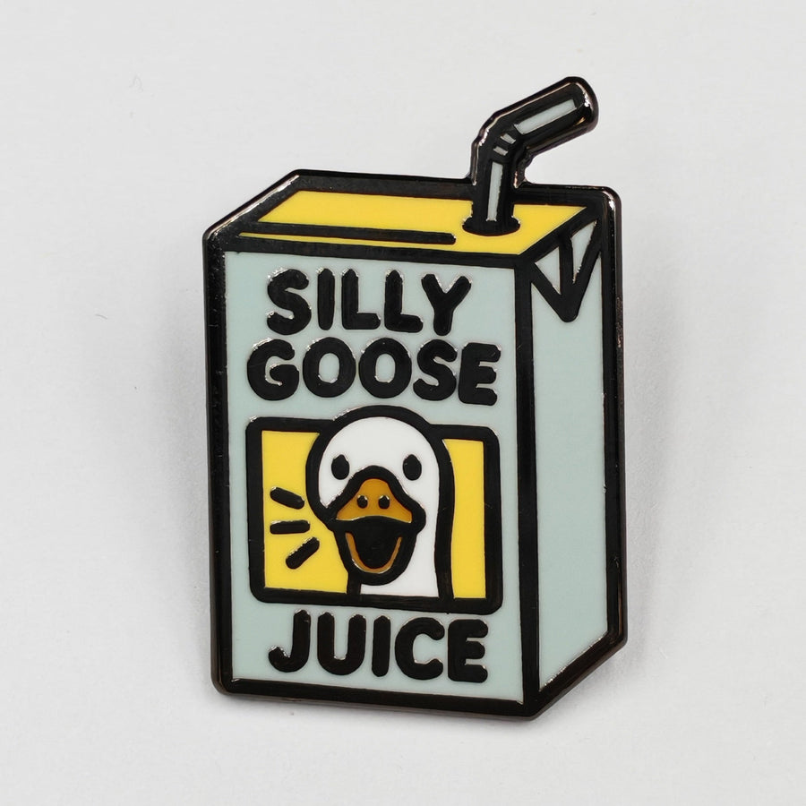 Silly Goose Juice Enamel Pin