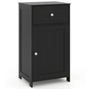 Single Door Bathroom Cabinet with Adjustable Shelf and Drawer