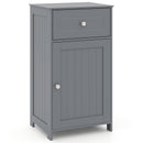 Single Door Bathroom Cabinet with Adjustable Shelf and Drawer