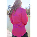 [Size 1X-3X] Dolly Duo Satin Button Up Blouse w/ Rhinestones | Western Cowgirl Plus Size Shirt