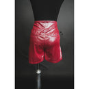 [Size M-3X] Shiny Short Firework in Red | Metallic Stretch Fabric