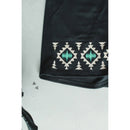 [Size M-3X] Tequila Shots Shorts in Midnight Black