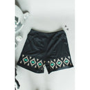 [Size M-3X] Tequila Shots Shorts in Midnight Black