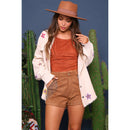 [Sizes S-M] Fringe Suede Shorts in Camel | Cowgirl Western Attire