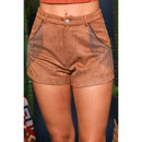 [Sizes S-M] Fringe Suede Shorts in Camel | Cowgirl Western Attire