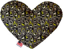Pet and Dog Plush Heart or Bone Toy, "Skulls Group" (Available in different sizes, and 12 different pattern options!)