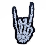Skeleton Rock Hand Patch