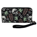 Coffins and Skulls Clutch Handbag
