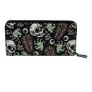 Coffins and Skulls Clutch Handbag