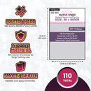 Medium Square Card Sleeves (80x80mm) 110 Pack, 60 Micron, SKS-8815