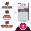 "Tiny Epic" Compatible Card Sleeves (88x125mm) 110 Pack, 60 Micron, SKS-8818