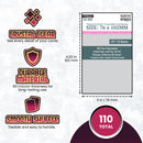 "Hogwarts Battle" Compatible Large Sleeves (76x102mm) 110 Pack, 60 Micron, SKS-8828