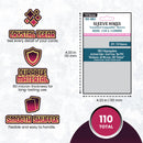 "Unsettled" Compatible Sleeves (110x110 MM) 110 Pack, 60 Microns, SKS-8843