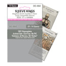 "Kingdom Death Gambler's Chest" Compatible Large Sleeves (57x100mm) 110 Pack, 60 Micron, SKS-8848