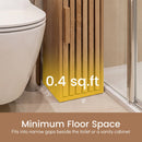 Slim Bathroom Cabinets Freestanding Toilet Paper Holder Stand with Door