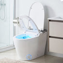Smart Toilet with Built-in Bidet ADA Height with Auto Flush and Heated Seat and Remote-White