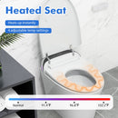 One-Piece Elongated Smart Toilet Bidet 1.28 GPF Dual-flush