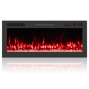 Smart WiFi Electric Fireplace Wall Mounted & Recessed 750W/1500W Heater