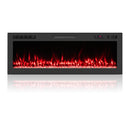 Smart WiFi Electric Fireplace Wall Mounted & Recessed 750W/1500W Heater