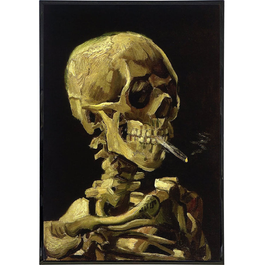 Smoking Skeleton by Vincent van Gogh Print