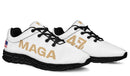 White & Gold MAGA Sneaker