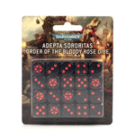 Warhammer 40K: Adepta Sororitas - Order of The Bloody Rose Dice Set