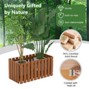 Solid Wood Raised Garden Bed for Flower and Vegetable