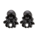 Sourpuss Earrings | Black Octopus Nautical Design