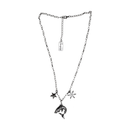 Sourpuss Shark Charm Necklace | Nautical Star & Captain’s Wheel Tattoo-Inspired Jewelry