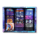 Space Washi Set | 19 Washi Tapes in a Box | Gift Wrapping Tools and Craft Tape