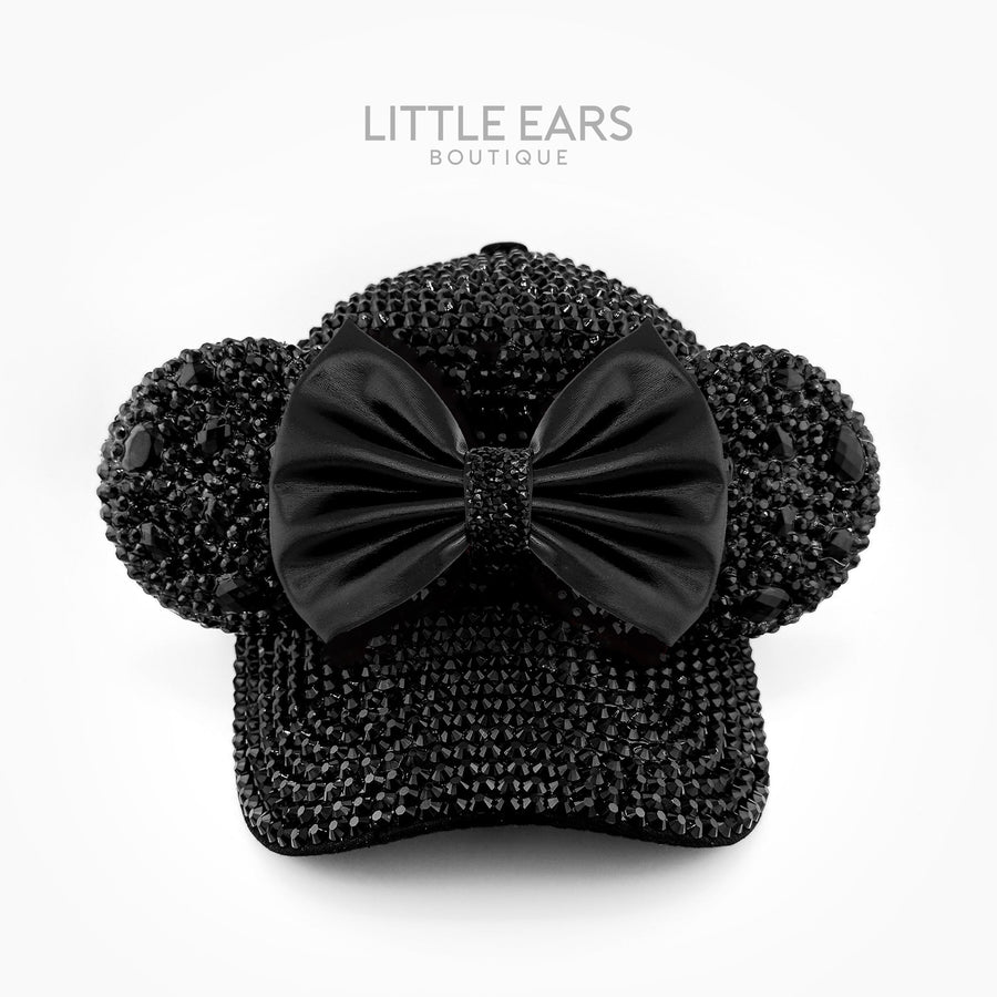Black Sparkle Mickey Hat