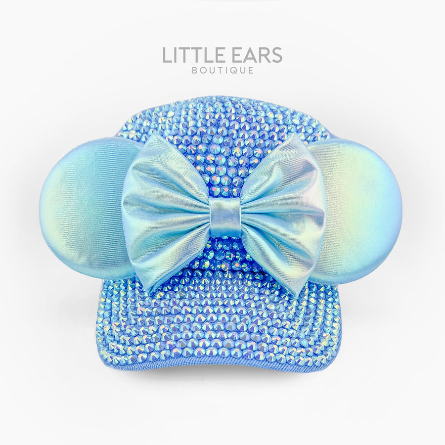 Blue Iridescent Hat